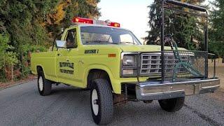 1980 Ford F250 4x4 Wildland Fire Brush Truck First Place Award Winner!