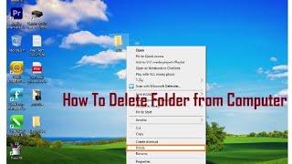 How to Delete Folder From Computer Different type #computer #thehutofsiksha