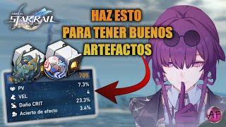 ¿TIENES PROBLEMAS CON TUS ARTEFACTOS? SIGUE ESTOS TIPS Y CONSEJOS PARA MEJORARLOS | Honkai Star Rail