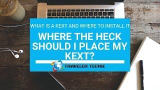 Where and how to install kexts in a Hackintosh