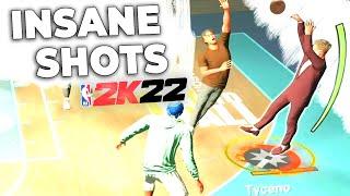 I've been making INSANE SHOTS in NBA 2K22...