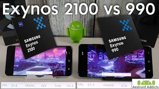 Exynos 2100 vs 990 Benchmark AnTuTu/GeekBench/3DMark Galaxy S21 vs S20