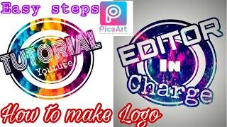 Paano Gumawa Ng Logo Sa Picsart | Picsart Tutorial