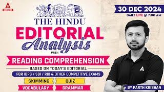 Editorial Analysis | 30 December 2024 | Vocab, Grammar, Reading, Skimming | By Parth Sir