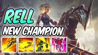 RELL GAMEPLAY - NEW AMAZING TANK CHAMPION Explained | Best Build & Runes | S11 | League of Legends