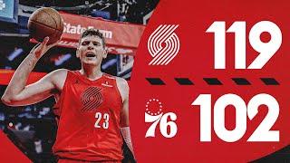 Portland Trail Blazers 119, Philadelphia 76ers 102 | Game Highlights | March 3, 2025