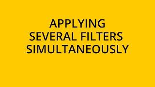 Apply Filters Simultaneously | Sisense Tutorials: Filtering Dashboard Data