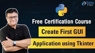 Create First Python GUI Application using Tkinter | Python Tkinter Tutorial for Beginners in Hindi