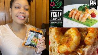 BE LEAF VEGAN SHRIMP | HOW TO MAKE GARLIC BUTTER VEGAN SHRIMP