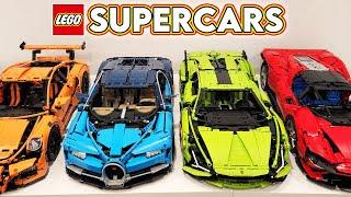 LEGO Technic 1:8 Scale Supercar Comparison