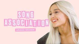 Ariana Grande Premieres a New Song from Sweetener in a Game of Song Association | ELLE