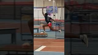 Triple Jump Drill (slow mo) #shorts #TripleJump #TrackAndField | Olivia Henry Two