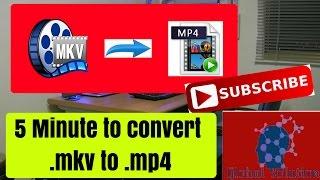 how to convert mkv to mp4 using vlc player (in Hindi)