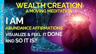 A Moving Meditation For Abundance & Wealth Creation | ATTRACT Wealth With Positive Programming