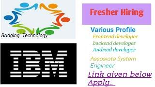 IBM & Bridging Technologies  recruitment Process 2021-22 |  All Round Discussion |