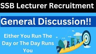 SSB Lecturer Recruitment 2024 II Preparation & Selection Process & Importance of Written Marks