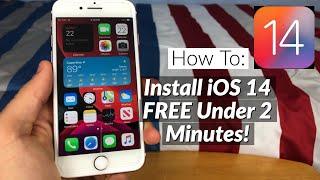 How To Install iOS 14 in Under 2 Minutes! NO PC!