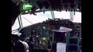 Tupolev TU-154 MALEV In the cockpit for takeoff