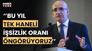 Mehmet Şimşek'ten işsizlik ve cari açık değerlendirmesi