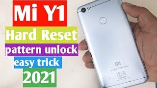 Mi Y1 Hard Reset / pattern unlock / Easy trick / 2021 / ## ms phonetech