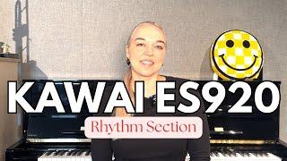 AI Technology in a Digital Piano? | Kawai ES920 Rhythm Section