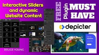 Depicter is great for sliders & creating interesting, dynamic content - create a slide or full page