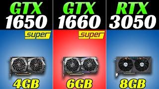 GTX 1650 Super vs GTX 1660 Super vs RTX 3050 - worth spending EXTRA money?