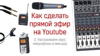 Как настроить микшер (для записи звука и онлайн-трансляции)