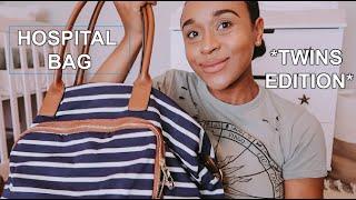 WHATS IN MY HOSPITAL BAG 2020 | 35 WEEKS PREGNANT WITH TWINS