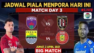 JADWAL SIARAN LANGSUNG PIALA MENPORA 2021 PERSIB VS PERSIRAJA LIVE INDOSIAR