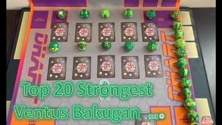 Top 22 Strongest Ventus Bakugan! | Bakugan Pro Trading Card Game