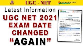 UGC NET 2021 EXAM  Date Changed "AGAIN" Latest Video. Watch Now.