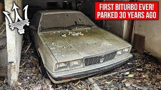 ABANDONED Maserati Biturbo: First Wash in 30 Years | Car Detailing Restoration