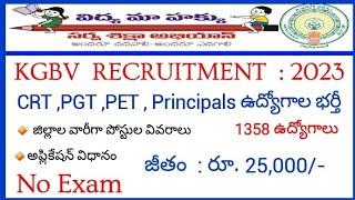 #APKGBVRecruitment2023Notification#Districtwisevacancylist2023#KGBVRecruitmentDistrictwiseVacancies