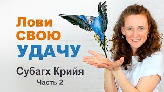 АКТИВИРУЕМ МЫШЛЕНИЕ УСПЕШНОГО ЧЕЛОВЕКА. Кундалини йога для процветания удачи и счастья. Субагх Крийя