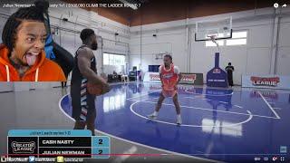 I COULDN'T STOP LAUGHING! Cash VS Julian Newman $100K 1v1 Creator League!