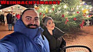 WEIHNACHTSMARKT BESUCHEN / IM DORF / FOOD VLOG / SAMI.K & NADA….