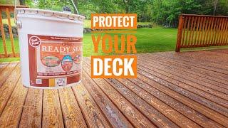 Easiest Way to Stain your Deck - FAST