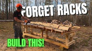 The BEST Way to Turn Sawmill Slabs into Firewood!