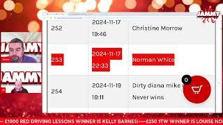 20th November 2024 - Midweek Madness Draw!