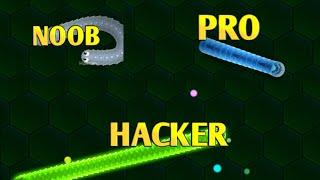 NOOB VS PRO VS HACKER!!? WORMAX.IO!