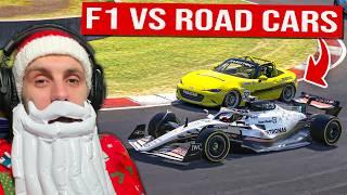 I 'Raced' 60 Road Cars In The Mercedes F1 Car...