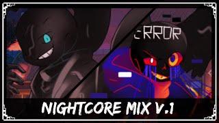 [UT/AU Nightcore Mix V.1] SharaX - Electrostatic, Malevolence & Hello World