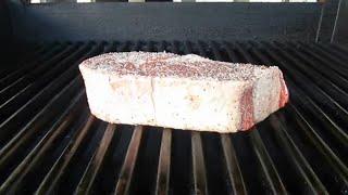 Grilling Thick Ribeye Steak - PoorMansGourmet