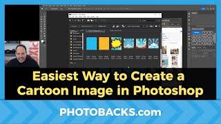 Create a Cartoon from ANY Photo in Photoshop with Photobacks Cartoon!