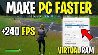 How To Increase VIRTUAL MEMORY in Windows 10/11 - How To BOOST FPS In Games