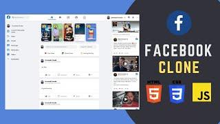  Build a Facebook Clone with HTML CSS & JAVASCRIPT for Beginners!