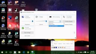 Windows 10 Exploration power menu Mobility center settings and options