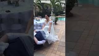 Groom removing bride's panty #shorts