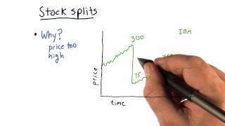 Stock splits